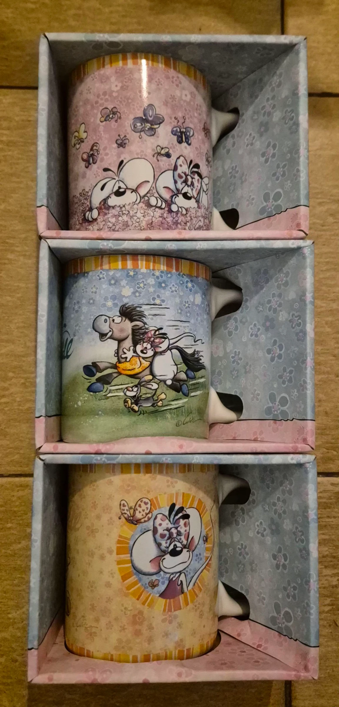 Lot de 3 tasses Diddl